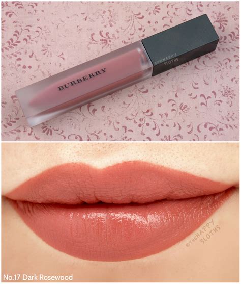 burberry liquid lipstick dark rosewood|Burberry lip velvet review.